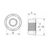 Flanschmutter  DIN 6923 metall [349-m] (349060040952)