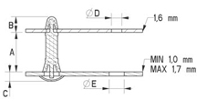 PCB Abstandshalter [100-3]