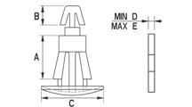 PCB Abstandshalter [100-32]