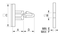 PCB Abstandshalter [100-4]