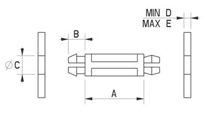 PCB Abstandshalter [100-5]