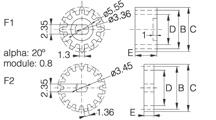 Zahnrad [104-5]