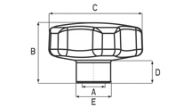 Griffmutter Aluminium [278]