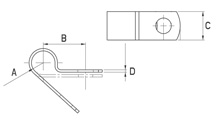 Kabelschelle aluminium [289]