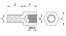 Distanzhülse metall, Sub D [309-m]